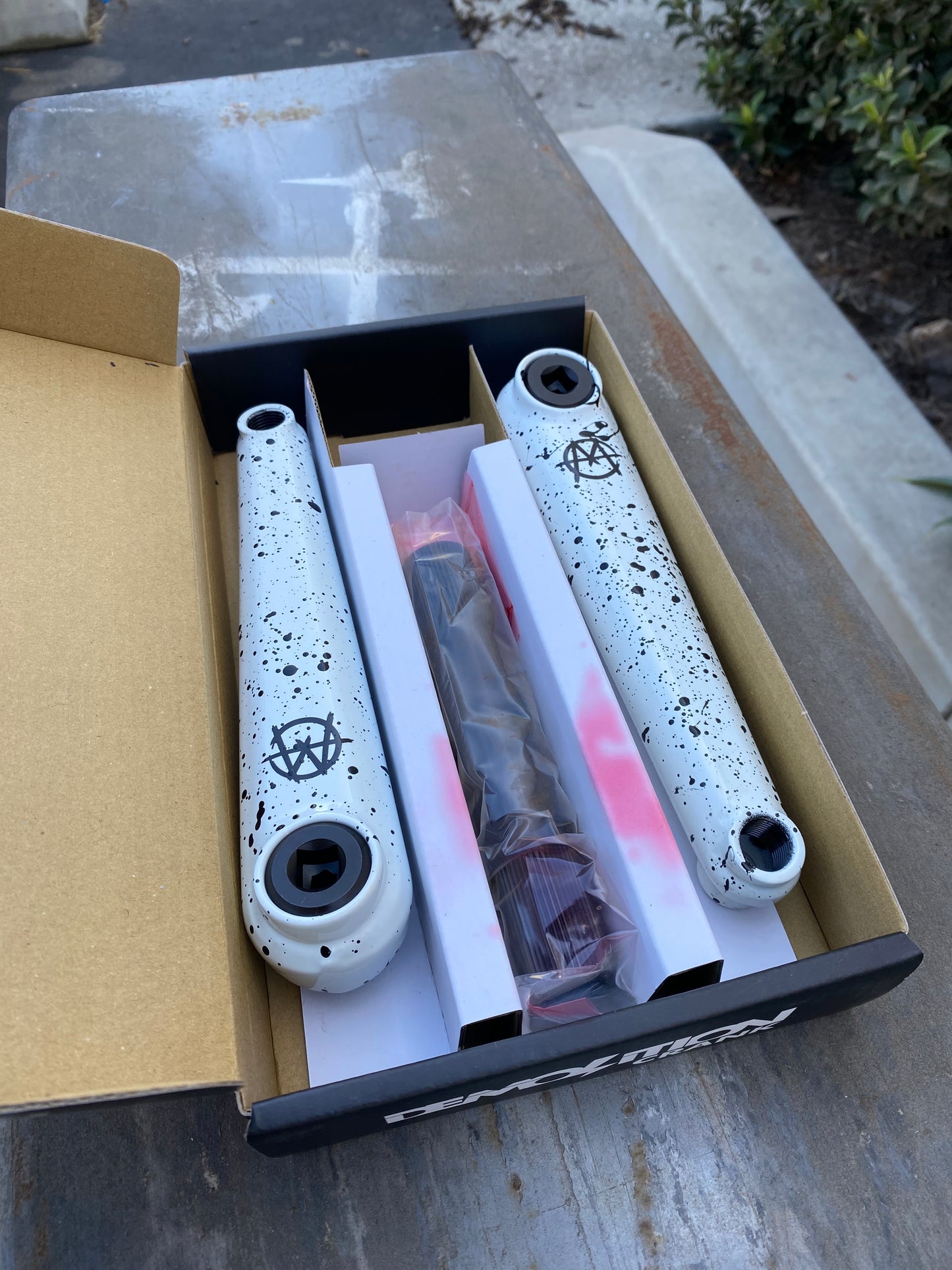 Demolition Revolt 24mm Cranks Limited Edition Splatter Versions