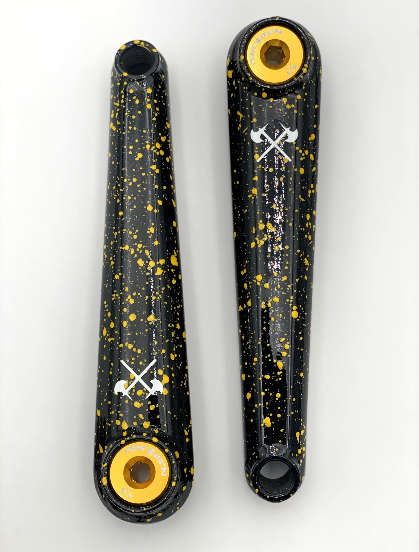 Demolition Revolt 24mm Cranks Limited Edition Splatter Versions