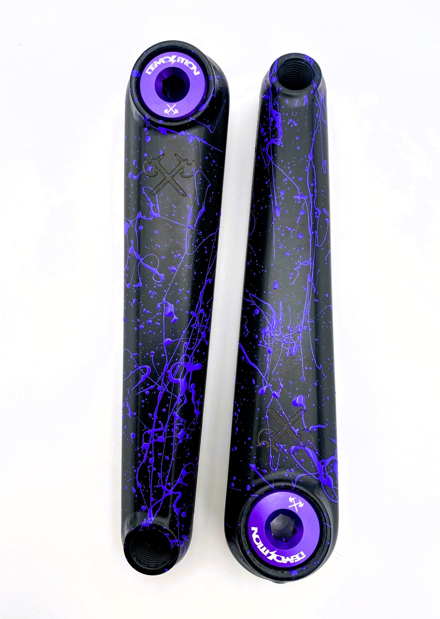 Demolition Revolt 24mm Cranks Limited Edition Splatter Versions