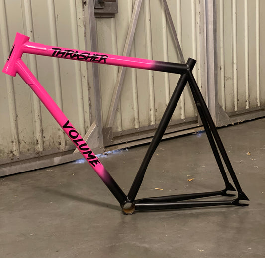 Volume Thrasher 700c Fluorescent Pink/Black Colorway Frame